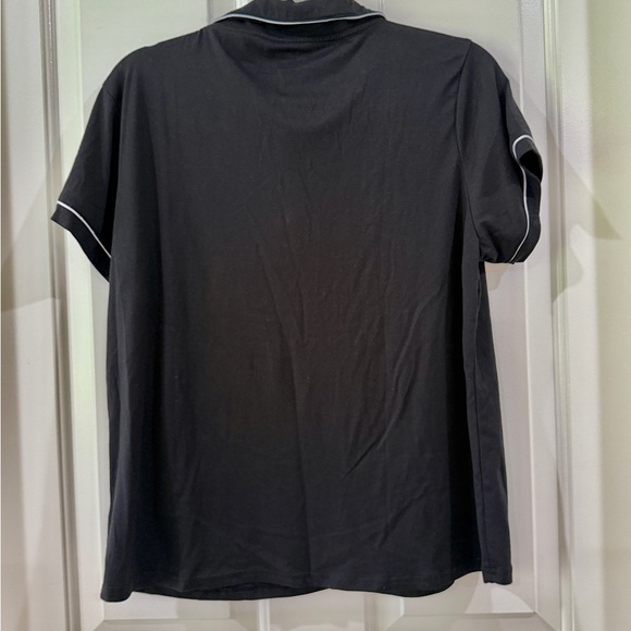 Women's Black BORN Button Up Soft Pajama Set - Picture 7 of 12